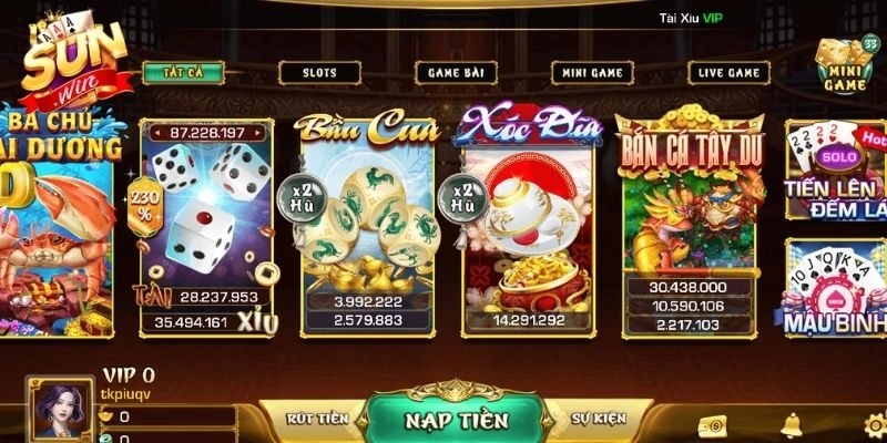 Đầy đủ thông tin cần nắm trong bầu cua mini Sunwin