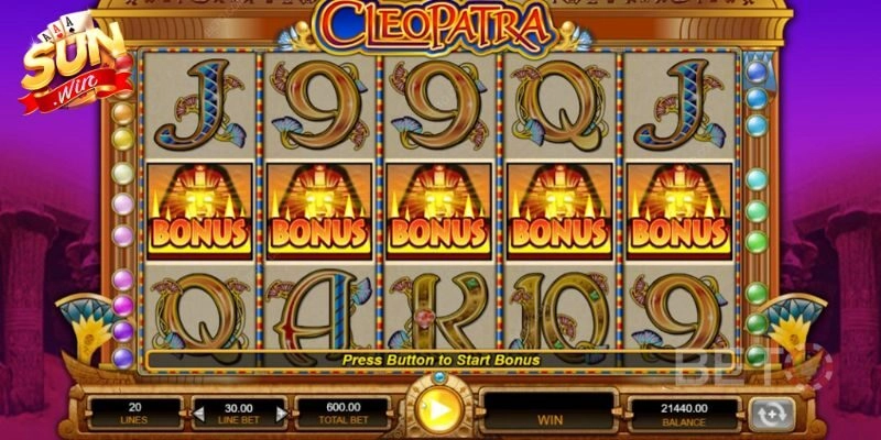 Bí mật Cleopatra Sunwin – Nổ hũ cực hấp dẫn