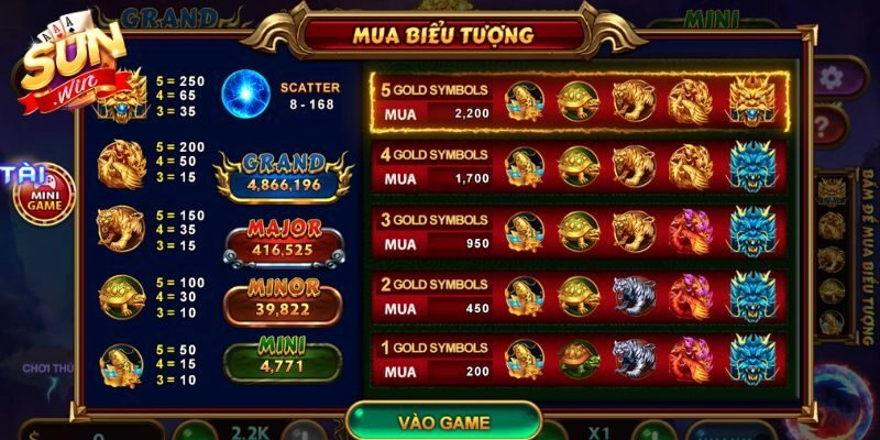 Tính năng Wild biến hình