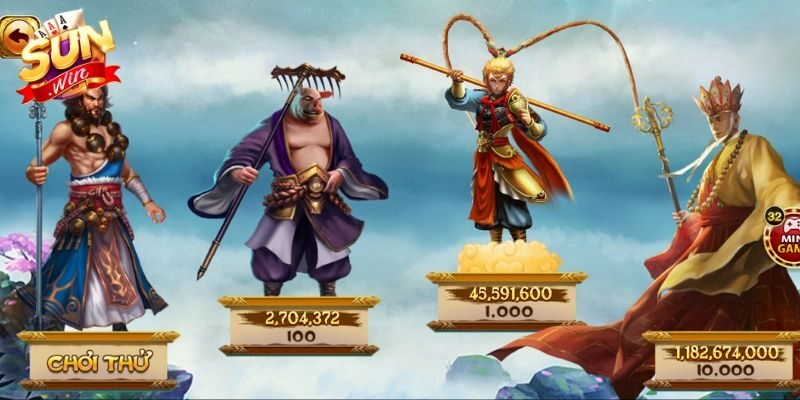 Tính năng trong game tây du ký Sunwin